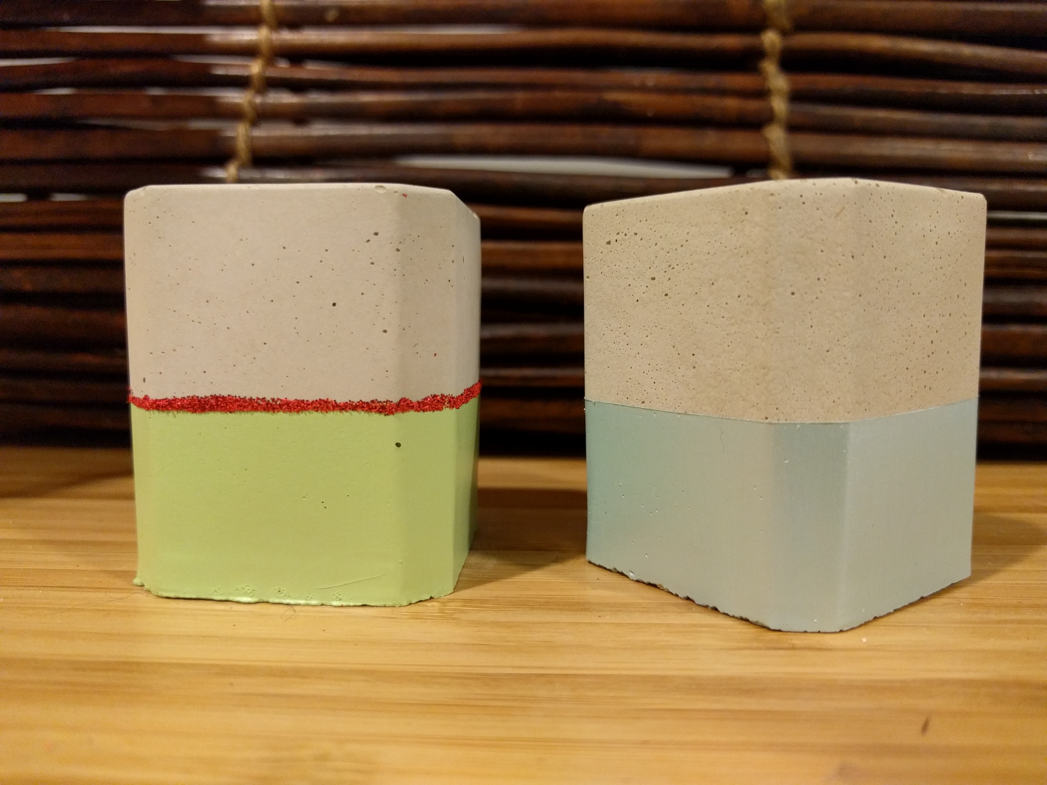 Concrete Casted Candles (Winter)